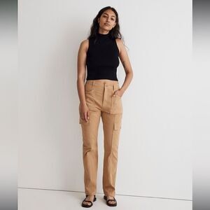 Madewell The Curvy Garment-Dyed '90s Straight Cargo Pant